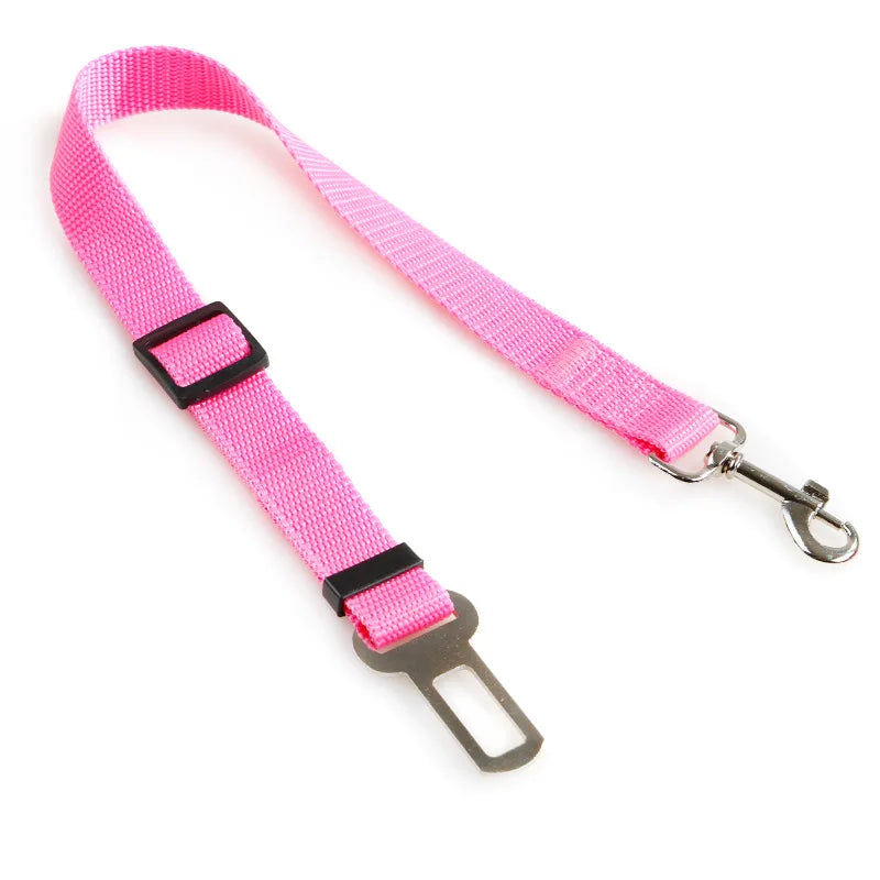Dog Safety Belt for Car Seat Dog Leash Harness Buckle Leashes For Dog Adjustable Travel Belt Dog Collar Connector Dog Supplies