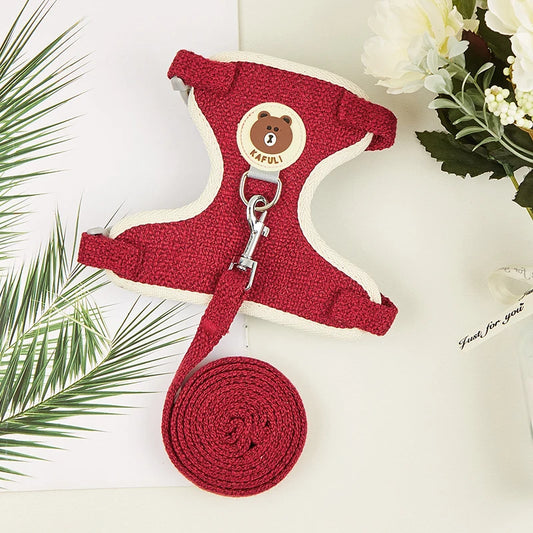 Harnais et laisse pour chats ou lapins